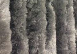 Katzenschwanz-Fliegenvorhänge Grau