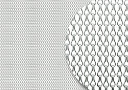 Aluminiumketten-Fliegenvorhang matt in Silber